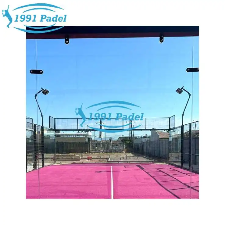 Custom Panoramic Cage Tennis Factory Paddle Outdoor Padel Club Tennis Padel Court