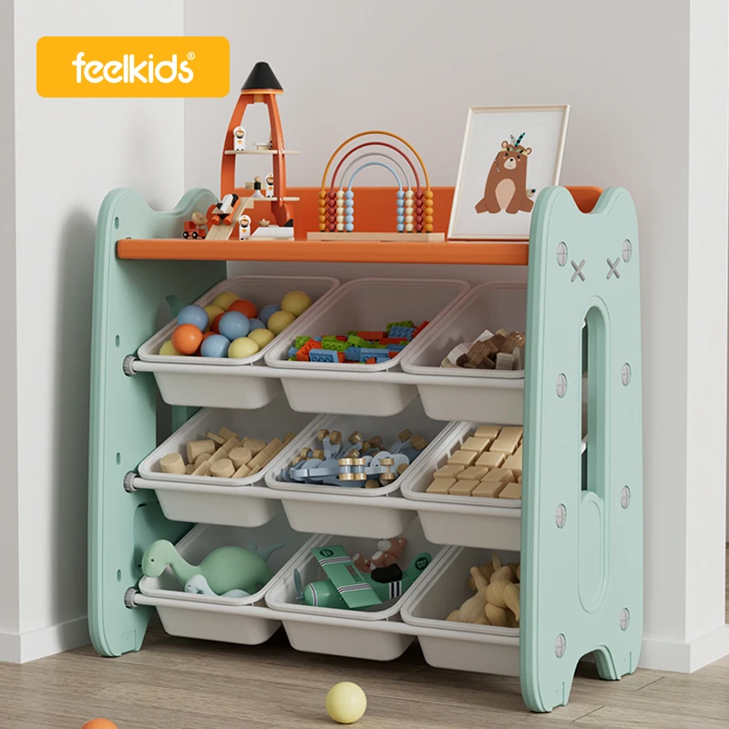 Baby Bedroom Furniture Sets Kids Toys Cabinets Teen Children Kindergarten Plastic Clothes Storage Shelf Organization Bins Box