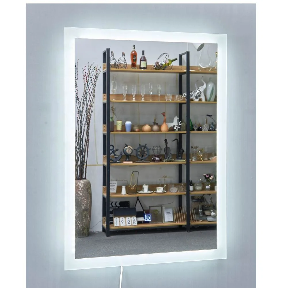 Rectangle Touch Screen Smart Fancy Bathroom Vanity Cabinet Led Light Mirror