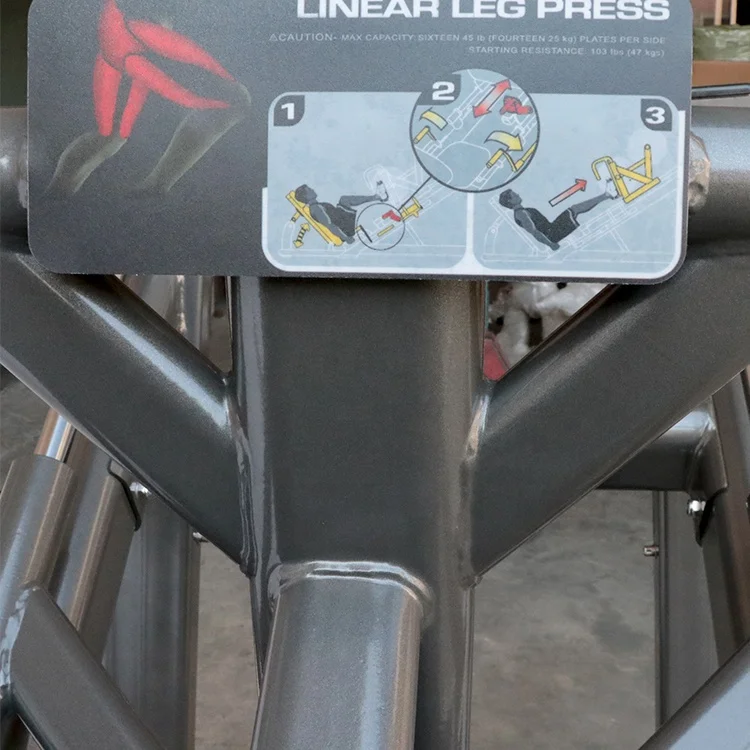  Импортное оборудование для коммерческого тренажерного зала Life fitness компактный гидравлический линейный пресс ног тренажер бодибилдинга на