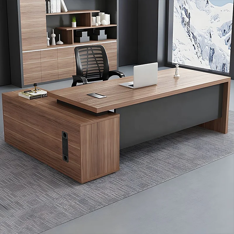 OFFICE FURNITURE  MFC Board Manager Supervisor Office Desk furniture Wooden Boss desk For Office