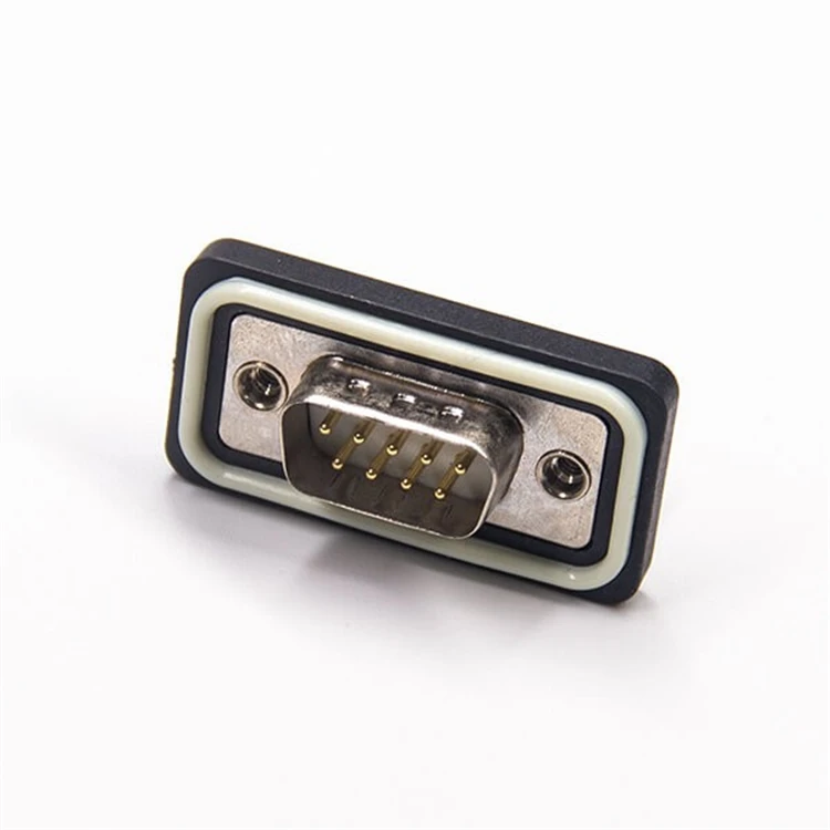 D-SUB 9 Pin Connector DB9 Connectors Male Female Plug Socket Metal Stainless Pins Waterproof Micro-D-SUB Pos Solder