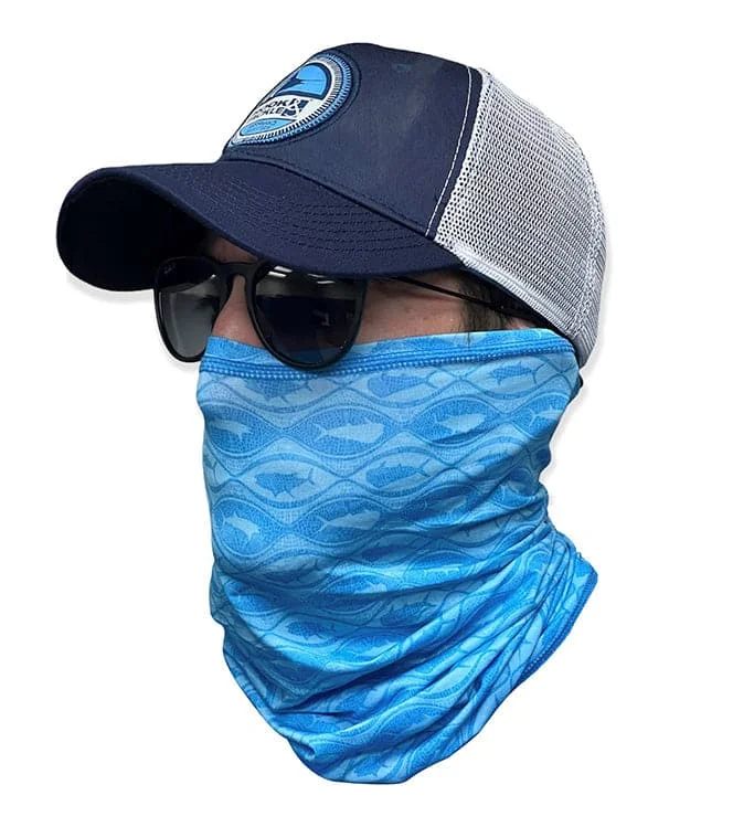 Hot sale poly-spandex fabric face shield custom digital print neck gaiter tubular bandanas uv protection head scarf