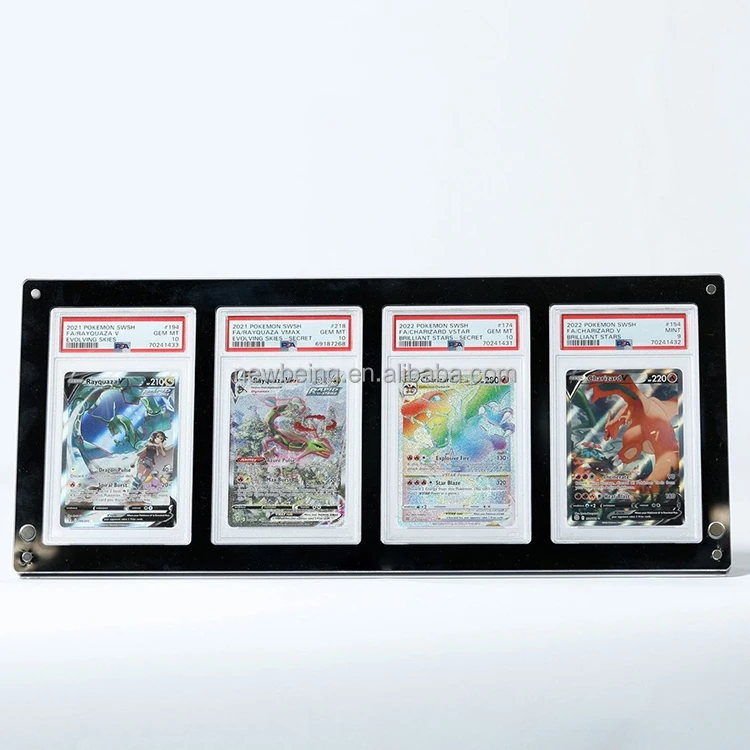 Good Quality Magnetic Protective Transparent Acrylic Pokemon Booster Pack