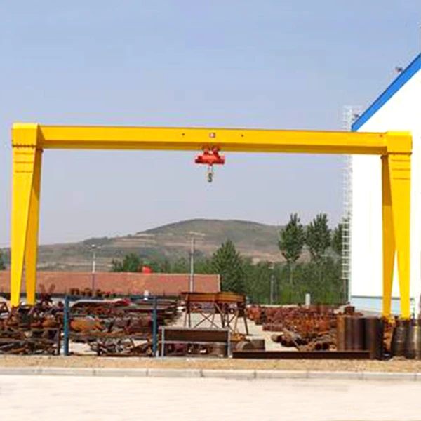 10 ton load capacity single girder with a platform trolley wooden a frame gantry crane