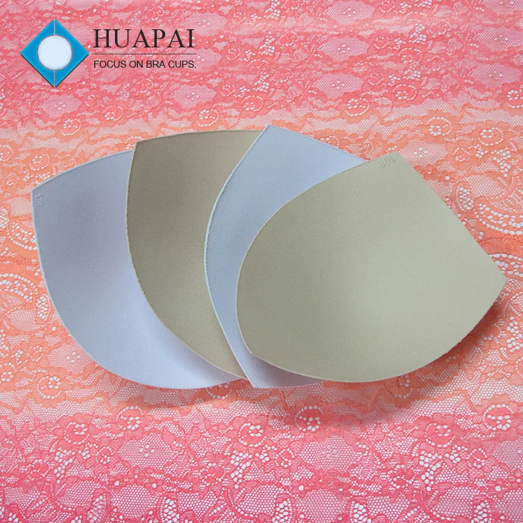 Pass OEKO TEX recycle fabric bra pad Factory price wholesale molded Sports Bra foam cup