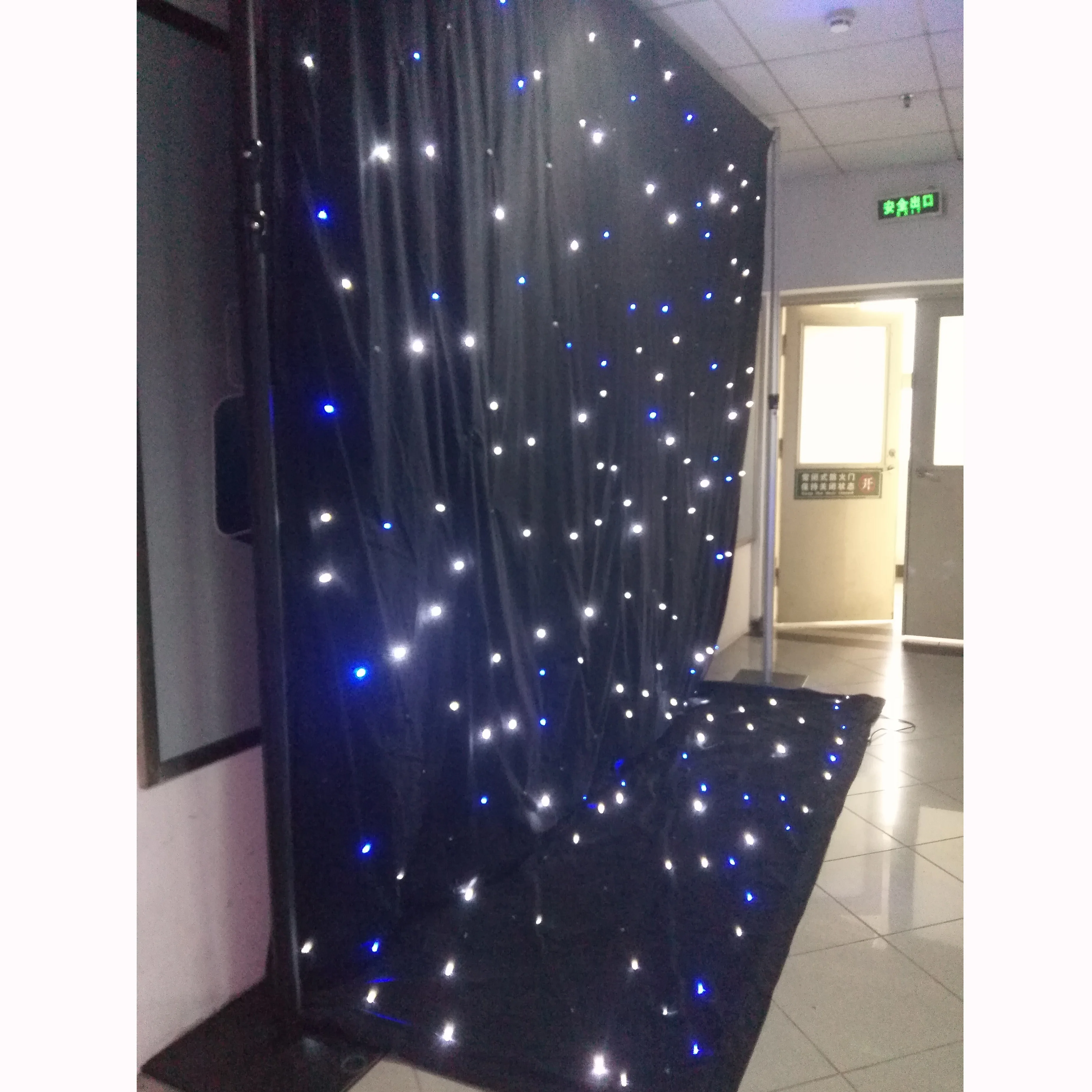 Portable drapes stand pipe and drape backdrop decoration wedding led drapery