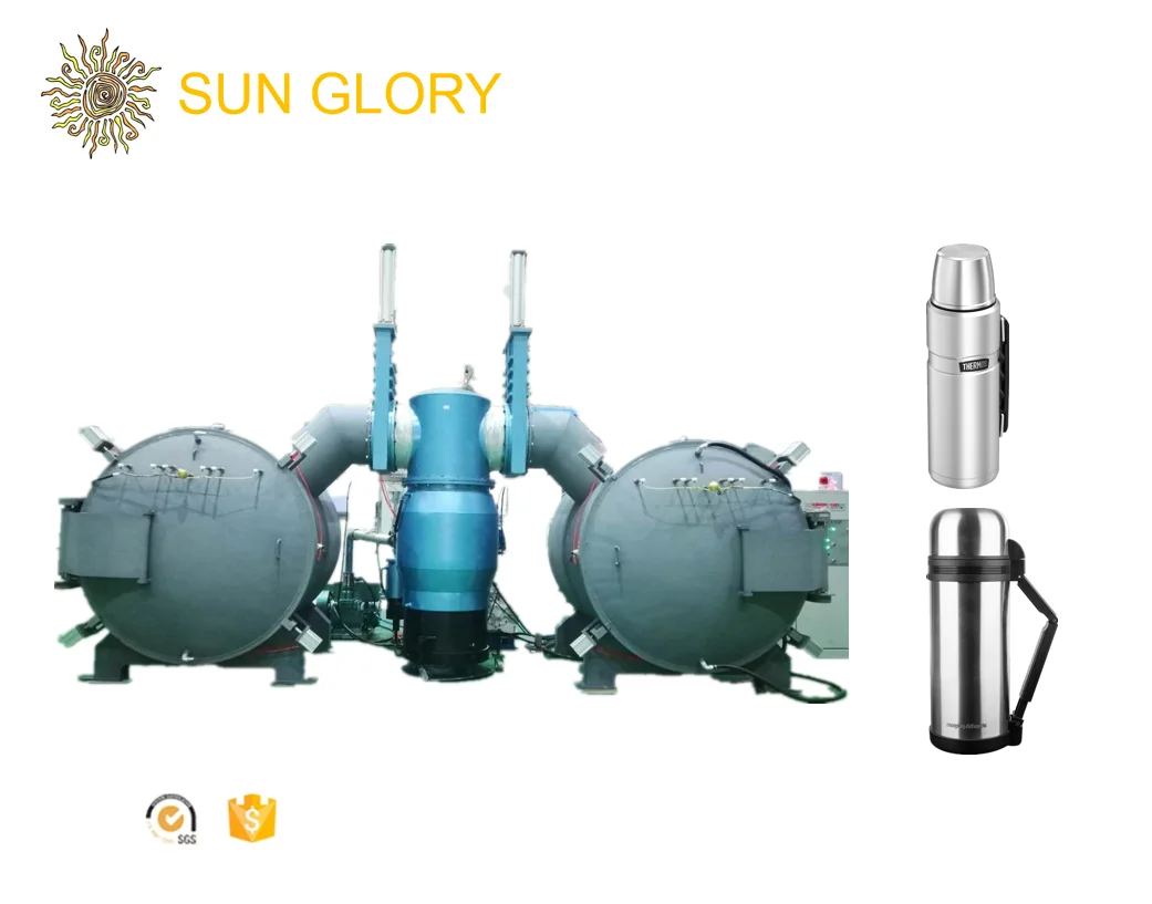 Sunglory Newest Excellent Double walls Stainless steel bottle vacuum flask thermos vacuum chamber machine