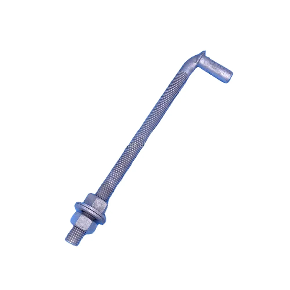 Горячеоцинкованный анкерный болт, основание, встроенный винт