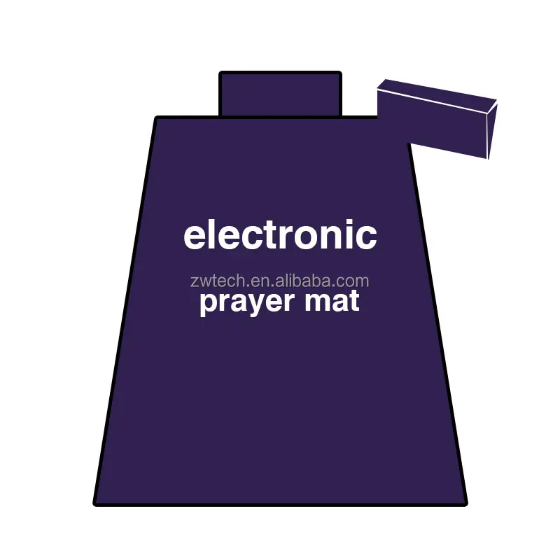 Sajadah Adult Version Muslim Electronic Portable Prayer Rug for Adult Smart Educational Carpet Prayer Mat