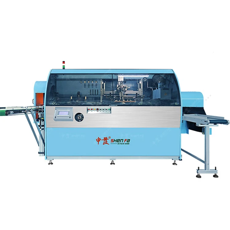 Full Automatic One Color Servo Silk Screen Printing Machine for Round Squair Oval Bottles