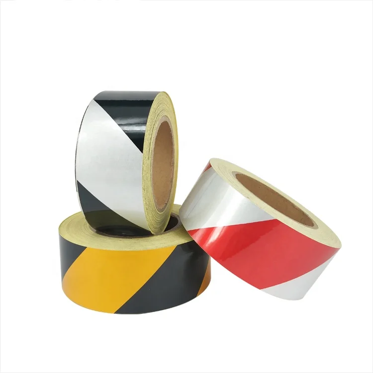 High Vis Reflective Warning Safety Stickers Double Color Engineering Grade Self Adhesive Reflective Sheeting Tape for Truck