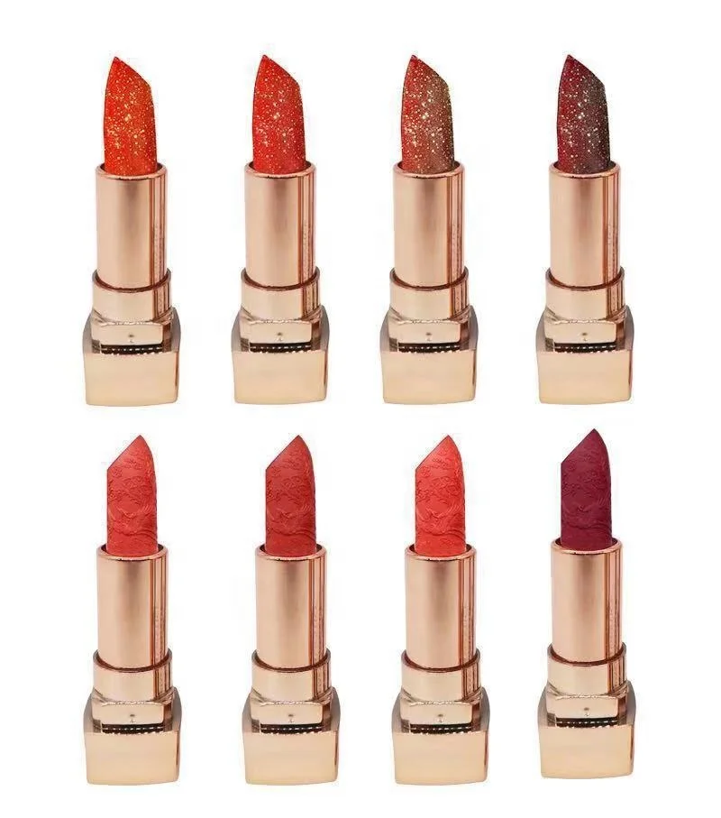 Factory direct own brand high quality painless lipstick wholesale custom vegetarian waterproof matte lipstick