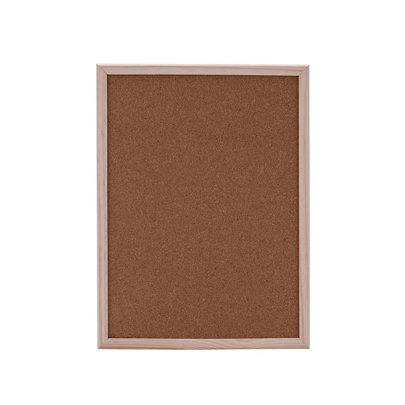 Hot Sale Factory Supplier Wood Frame Cork Board With Push Pin For School And Office Wood Cork Board