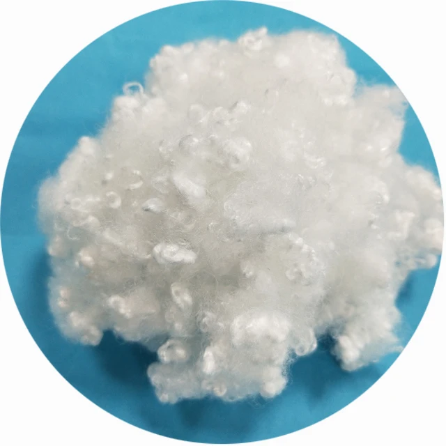 polyester fiber recycle hollow silicone 6dx64mm for wadding/ padding
