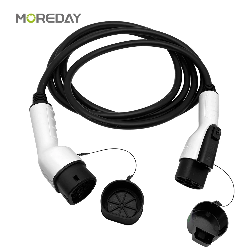 Type 2 IEC 62196-2 Cable Electric Vehicle Charger 5M 32A EVSE EV Charging Cable  ev plug charging cable