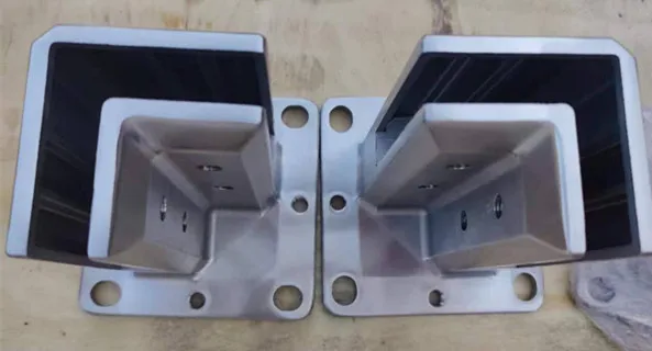 European Market Floor To Glass Railing Pool Fence Frameless Balcony Glass Spigot With Two Glass