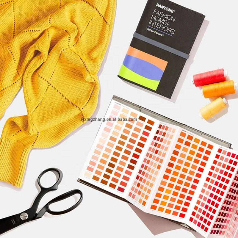Цветная карточка PANTONE цветная карта FHIC200A Модная хлопковая Обложка для паспорта домашнего интерьера