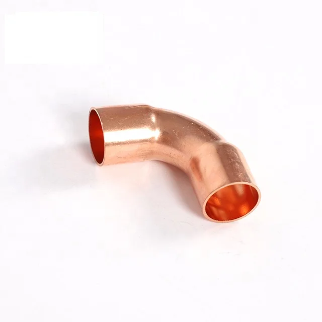 Copper Tube Fitting 45 Degree 90 Degree Elbow for Plumbing Pipe