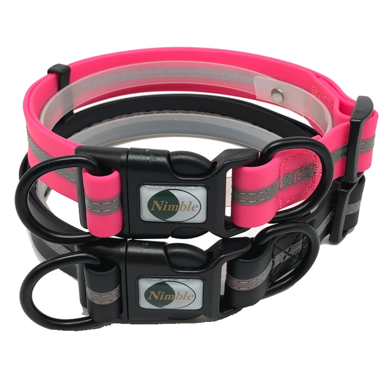 New Arrival 2023 Wholesale Pet Dog Collar,Custom Waterproof reflective PVC coated Dog Collar with leash set