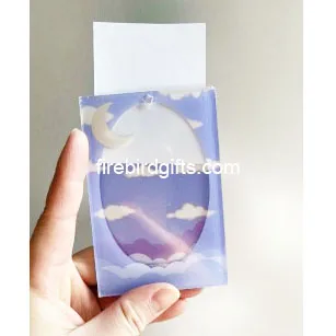 Custom acrylic photo insert keychain acrylic photo keychain Kpop acrylic keychain photo