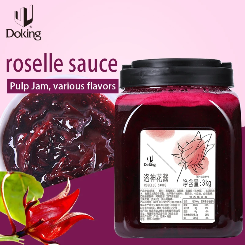 Лучшие продажи фруктовая целлюлоза высокое качество гибискус sabdariffa соус Roselle jam