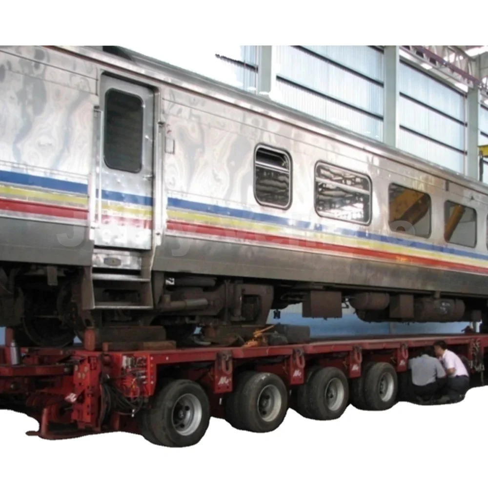 Spmt Hydraulic Self Propelled Modular Transporter Gooseneck Semi Truck Trailer for Sale