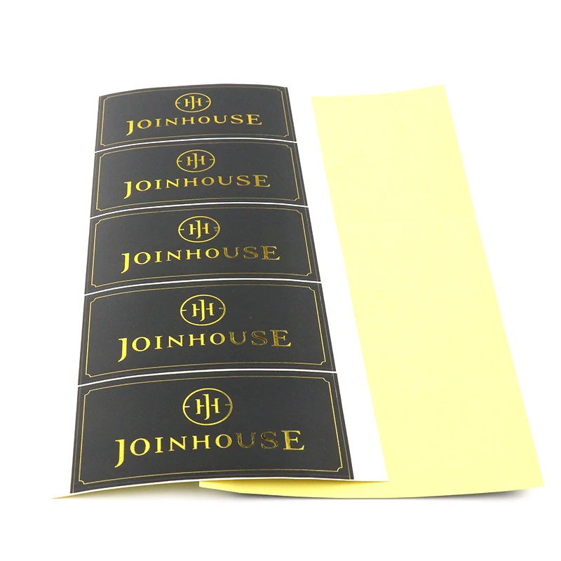 Фабричная Заказная печать прямоугольной этикетки стикер с логотипом введение