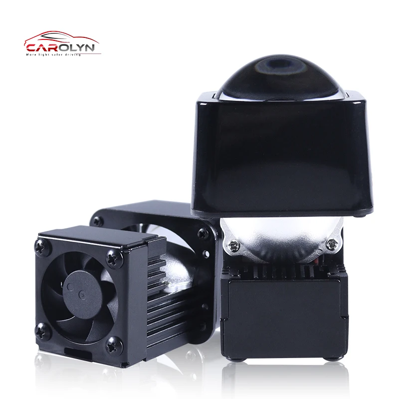 High Quality Mini 1.5 inch LED Low Beam Matrix Lens 12V 32W  H4 H7 Car projector lens for Car Headlights and Motorcycle