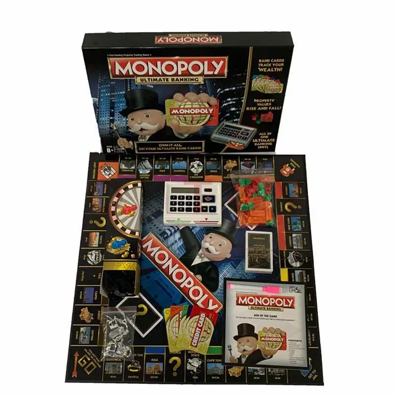 Board game maker Wholesale custom Adult  kids Board Games for Family Custom Digital Board Game Monopoly For Kids Educational
