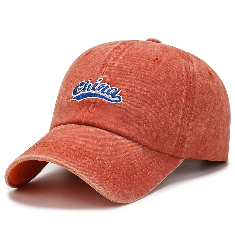 Classic Cotton Baseball Cap Adjustable Snapback Peaked Cap Embroidered Logo Sports Cap
