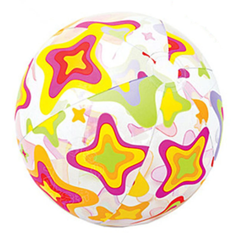 
INTEX-59040 LIVELY PRINT BALLS Inflatable Beach Toy Children Beach Ball Beach Game Toy Ball 