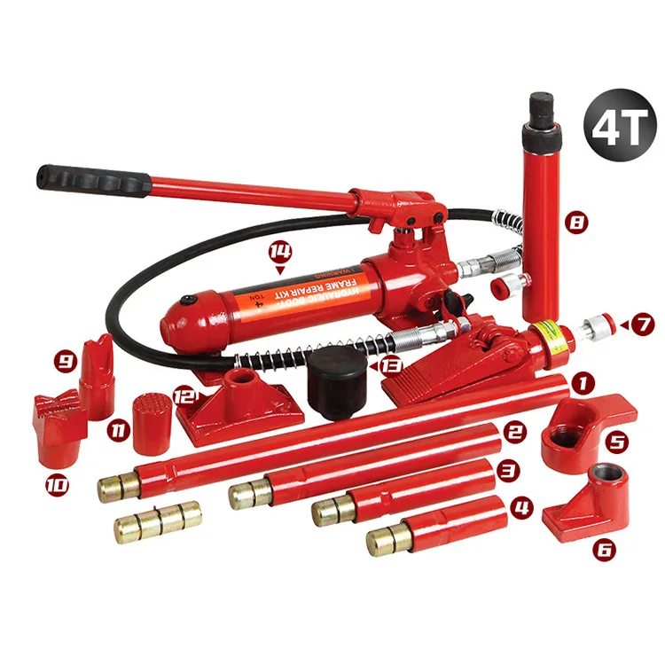 
Auto repair tool 10T Porta Power Hydraulic Jack With Plastic Box 