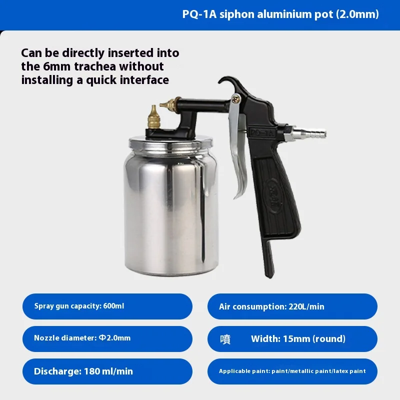 Air Spray Gun 0.5/1.3/1.5/1.8/2./3mm Car Repair Surface Painting High Atomization Paint Sprayer Pneumatic Spray Gun latex paint
