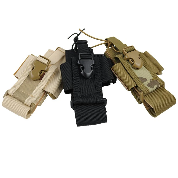 Heavy Duty Multi-Functional Universal Two Way Radio Case Holder Nylon Walkie Talkie Pouch
