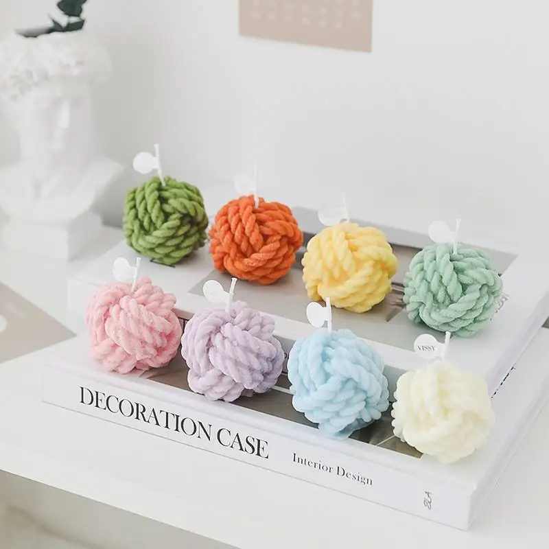 TS 2023 Ins Home Decor Round Magic 3D Cube Stock Aromatherapy Soy Wax Fragrance Scented Candles