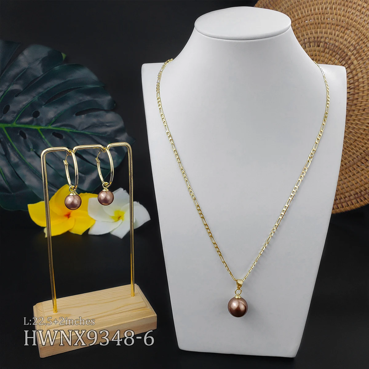 Hot Sale Hawaiian Gold 14K Jewelry Sets Fashion Party jewellery  gold jewels