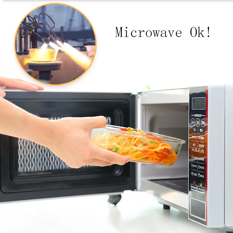 LYP025 square shape large glass bowl salad bowl fish bowl food storage container glass material wholesale ice cream containers