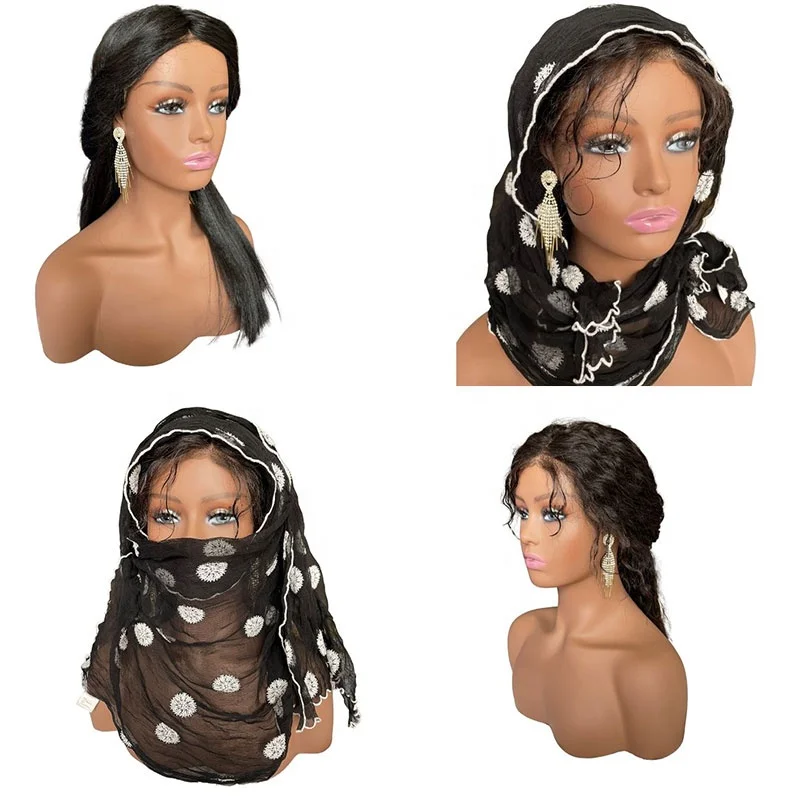 Mannequin Head With Make Up Face and Shoulders Display Manikin Head Bust for Wigs,Makeup,Hats,Sunglasses Beauty Accessories