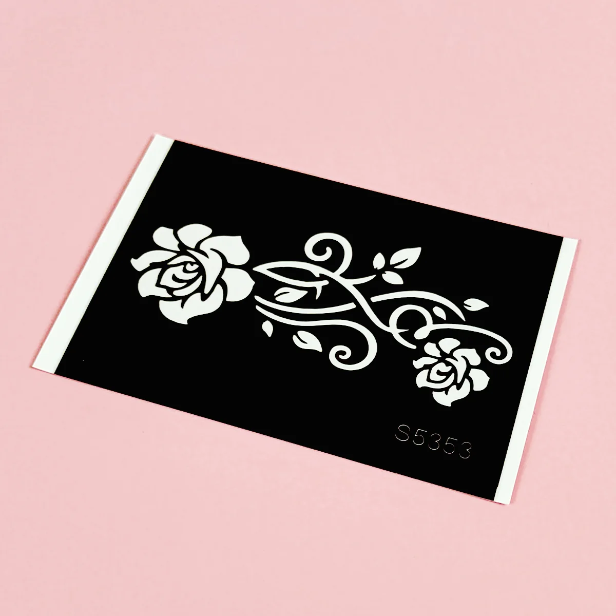 New Hollow Stencil Tattoo Sticker Wings Flower Girl tattoo supplies body art Sexy Waterproof Small Tattoo Stencils