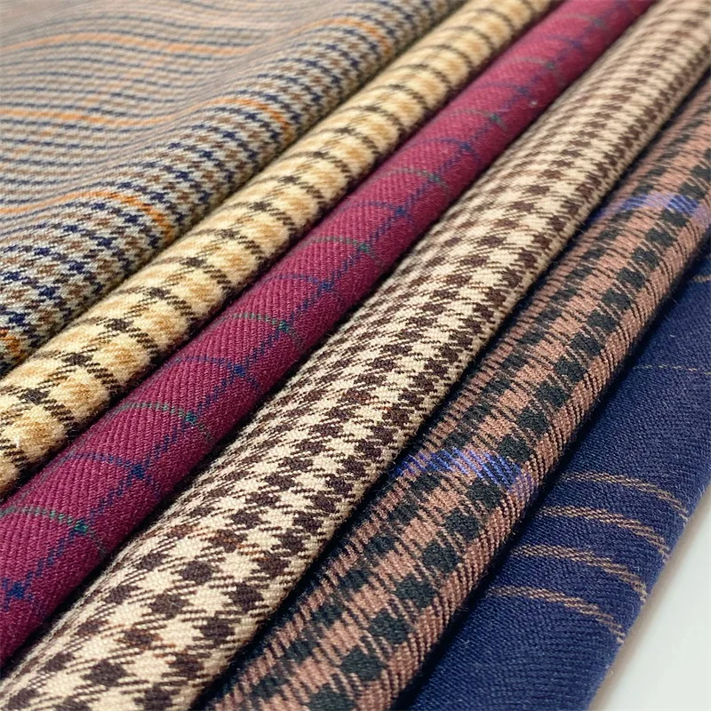 Sunplustex wholesale polyester viscose/rayon TR32S TR suiting fabric for suit pants trousers dress skirt uniform blazer