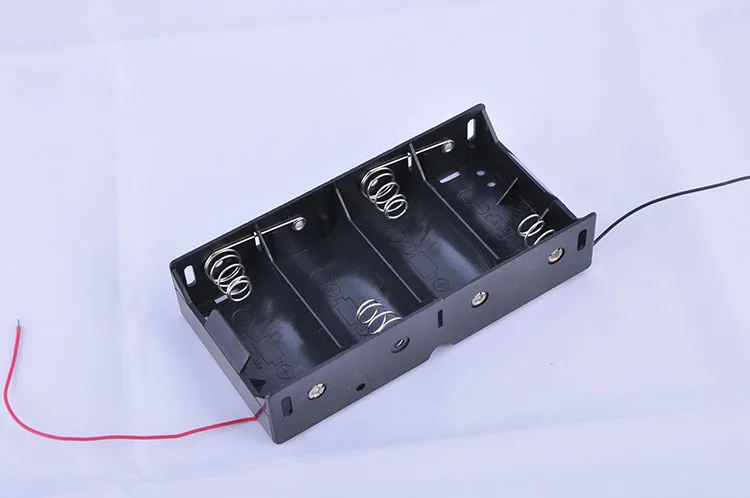 1,5 в * 4 АБС-пластик, безопасный материал, держатель батареи 6 в 4 * d, пластиковый корпус для аккумулятора, защитная крышка