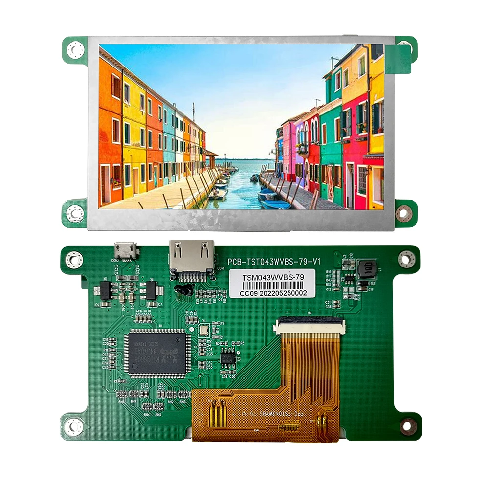 Custom 3.5 4.3 5 7 8 9 10.1 12.1 15 15.6 18.5 19 21.5 27 32 Inch HD MI Interface TFT LCD Display
