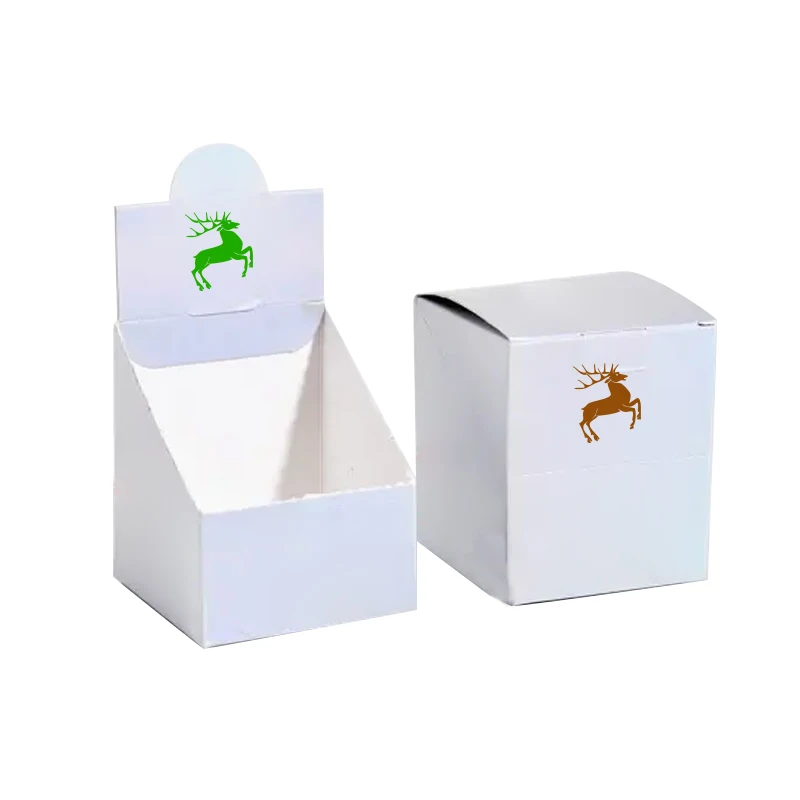 Custom Paper Pop Up master boxes Cardboard Table Counter Top Box Display Case Counter Cardboard Makeup Counter Display Box