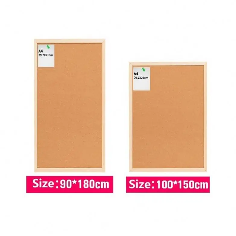 
Wholesale Manufacturer Any Size Pin Cork Board For Bedroom&Office&School 