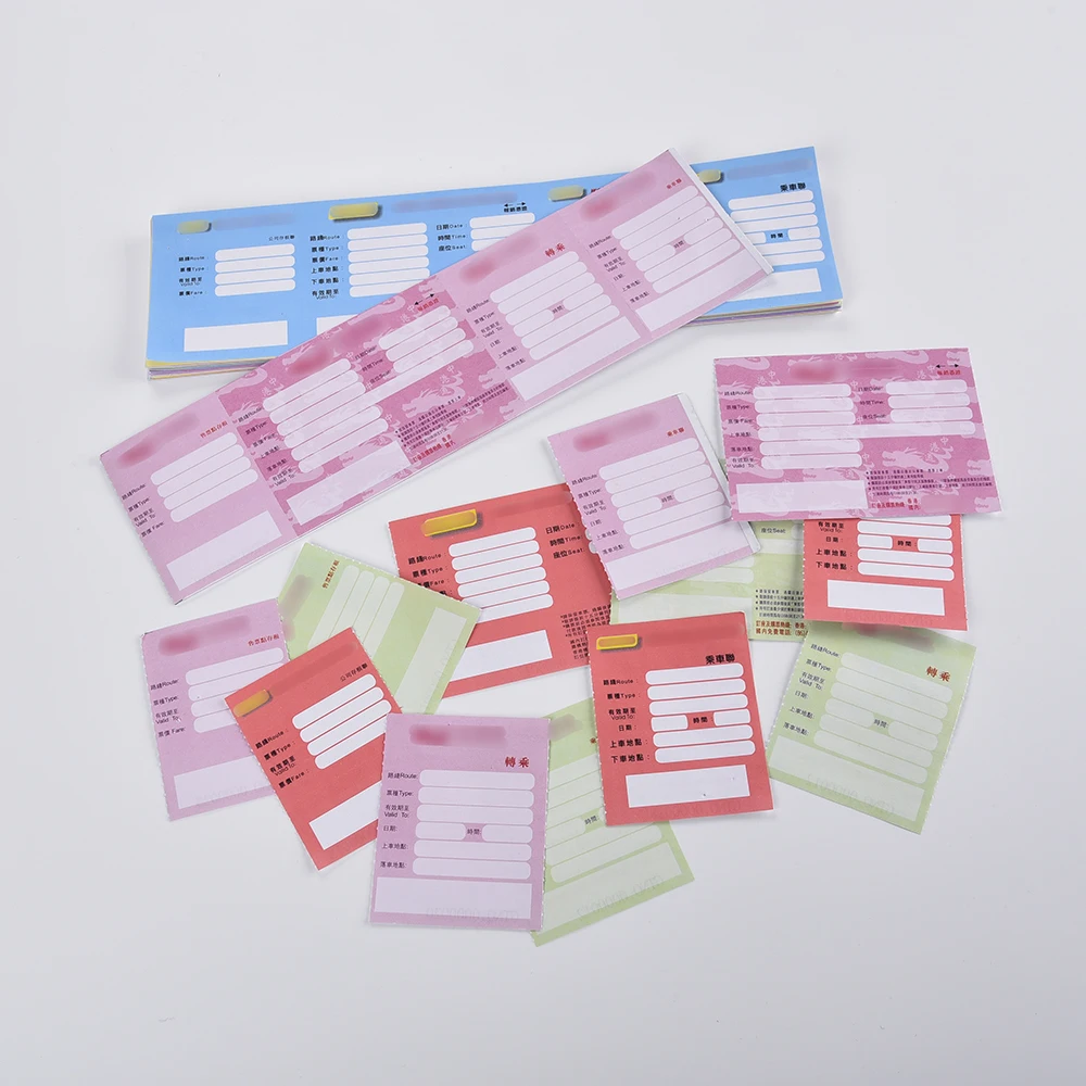 Made In Hong Kong Wood-Free Printing Paper Custom Ticket Paper Rolls For Commercial Use
