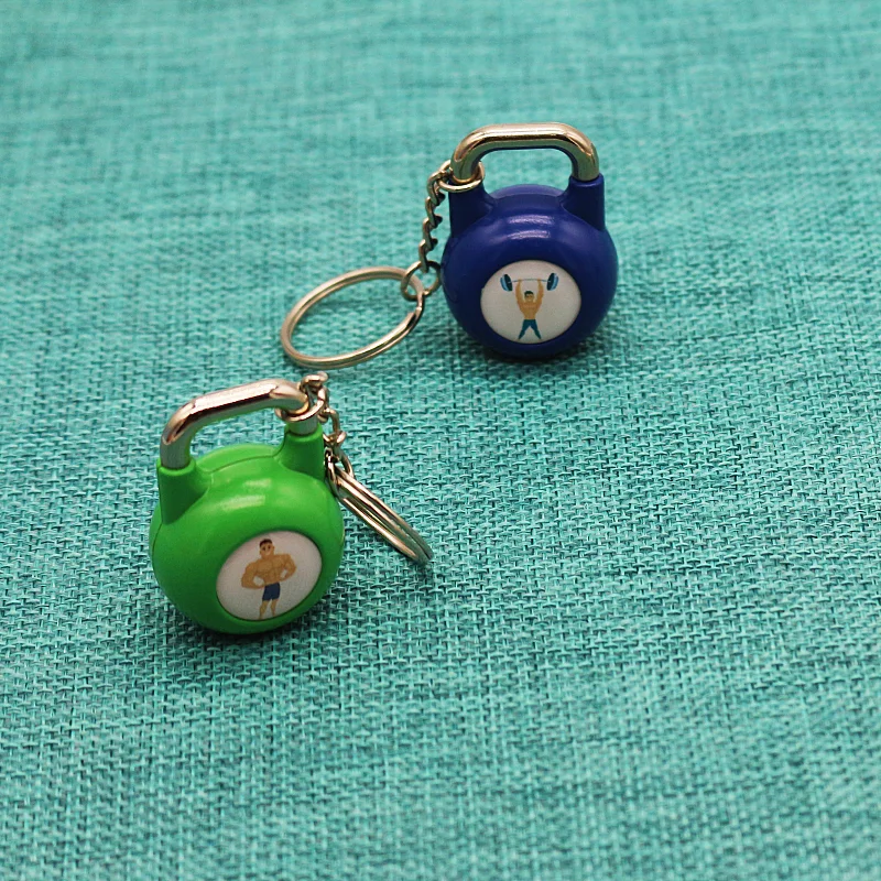 Adjustable Kettlebell Russian Custom Business Designer  12-32kg Custom Strong Muscle Animal Kettlebell Fitness Keychain