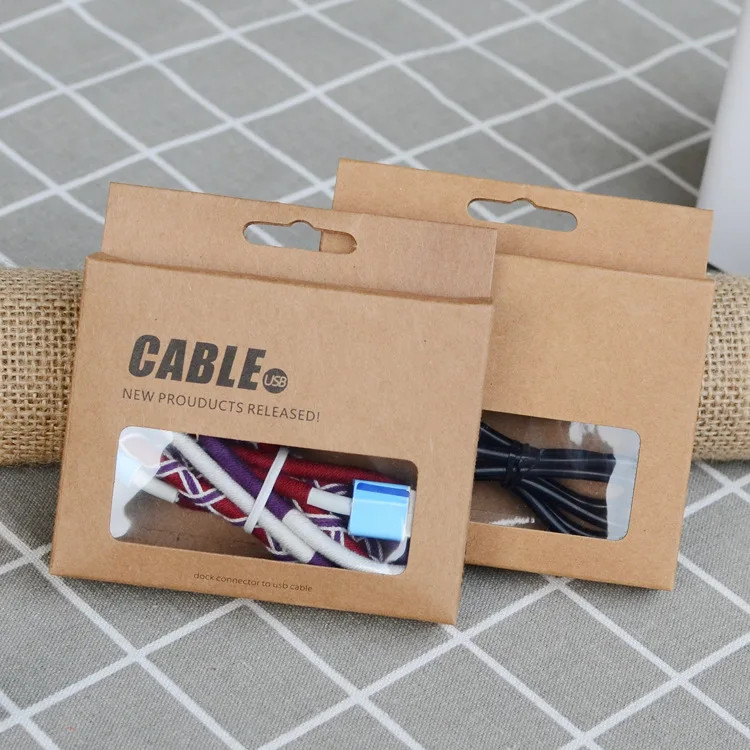 Wholesale Mobile Phone USB Charging Cable Storage Packaging Box