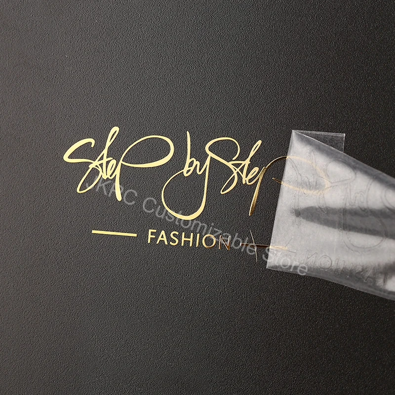 Custom Self-Adhesive 3D Logo sticker Gold Metal Nickel sticker Waterproof Sticker Custom uv transfer