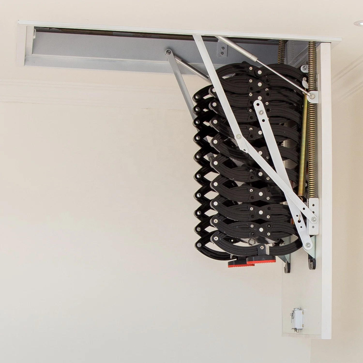 Attic Hoist Folding Step Ladder Roof Access Extending Stairs